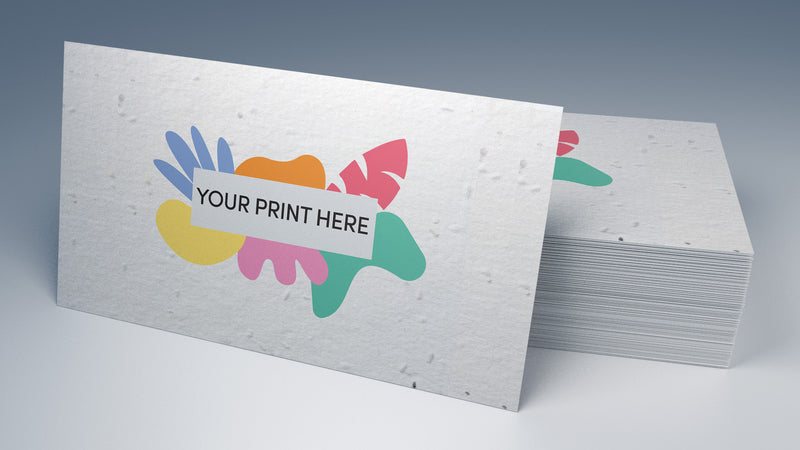 Seed Paper Business Cards - Single Sided Print