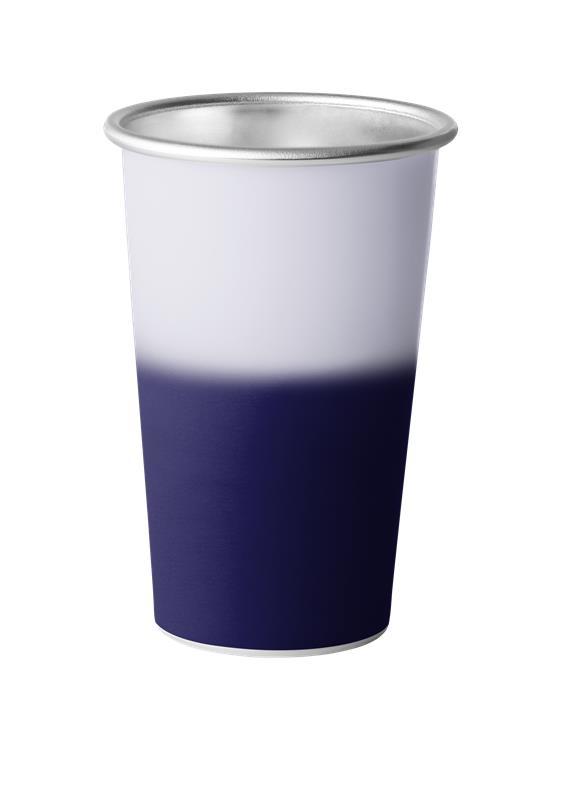 Aluminium colour changing cup - Blue