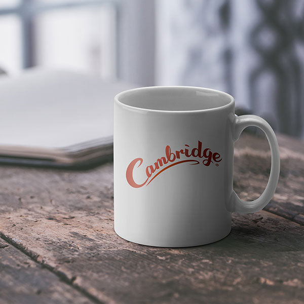 Full colour printed cambridge mug