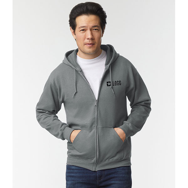 Promotional Gildan Full Zip Hooded Sweatshirt