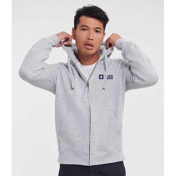 Promotional Russell Authentic Zipped Hooded Sweatshirt