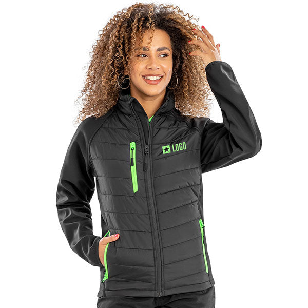 Promotional Result Compass Padded Softshell Jacket
