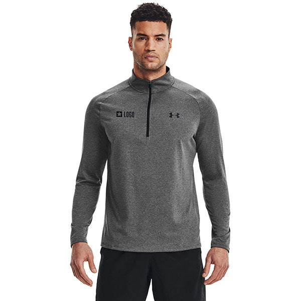 Promotional Underarmour Tech 2.0 1/2 Zip Long Sleeve T-Shirt