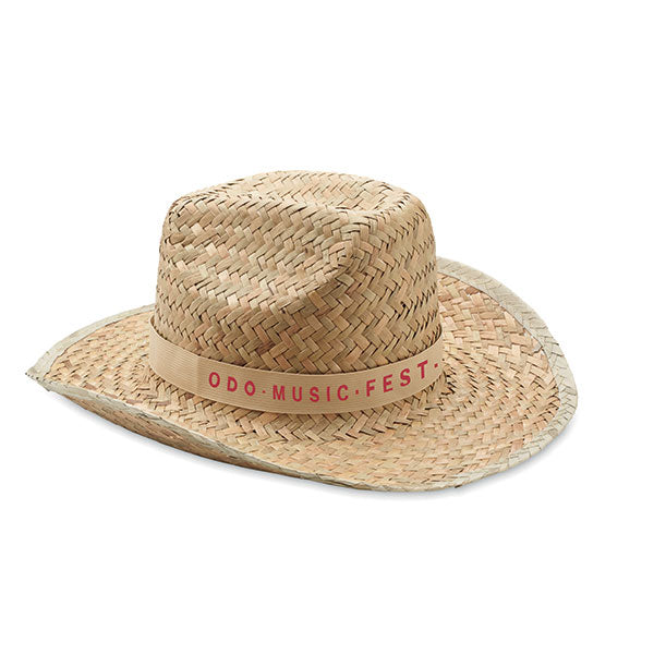 Promotional Natural Straw Cowboy Hat