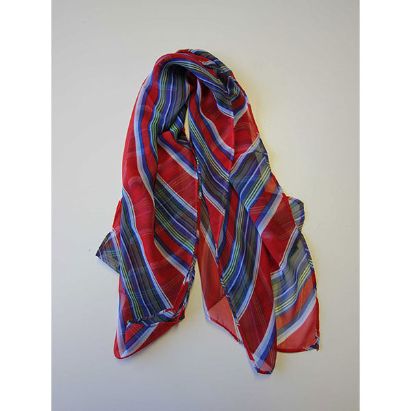 Promotional Silk Printed Long Scarf