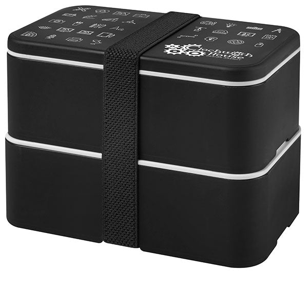 Promotional MIYO Eco Lunch Box - Double - Spot Colour