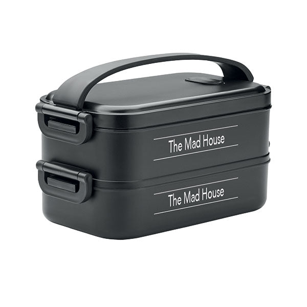 Promotional Recycled Two-Tier Lunch Box - Full Colour