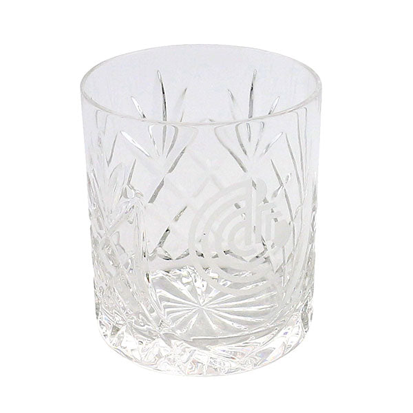 Promotional 400ml Glencoe Lead Crystal Panel Whisky Tumbler