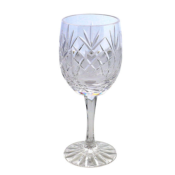 Promotional 285ml Glencoe Lead Crystal Panel Goblet