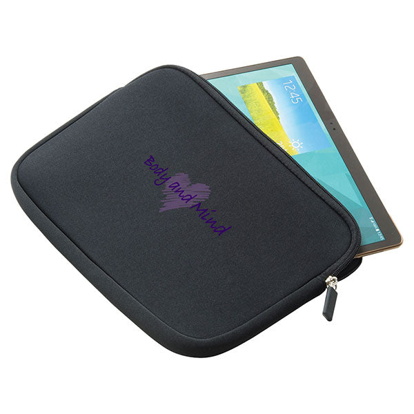 Promotional 10 Inch Neoprene Zipped Laptop Sleeve