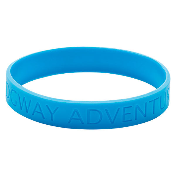 Promotional Recessed Silicone Wristband