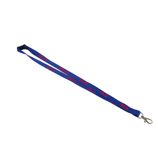 Promotional 15mm Flat Polyester Lanyard