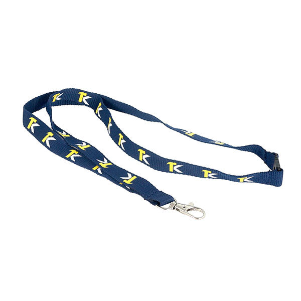 Promotional 20mm Flat Polyester Lanyard