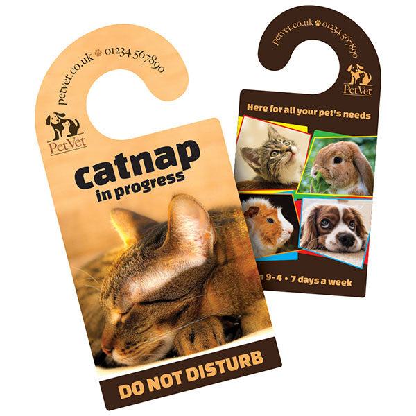 Promotional Card Door Hanger