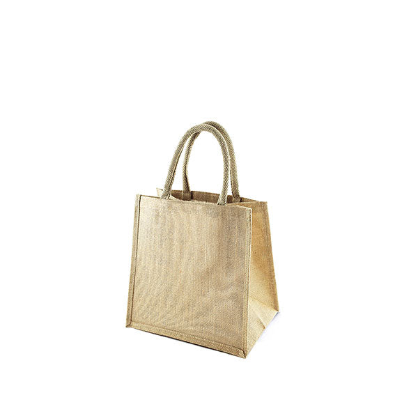 Promotional Green & Innocent Mamba Natural Laminated Jute Bag - Spot Colour