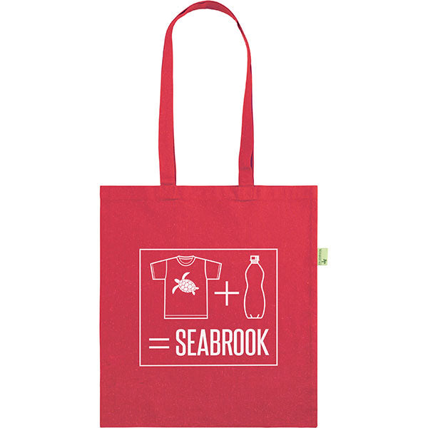 Promotional Seabrook 5oz Recycled Cotton Tote Bag - Full Colour