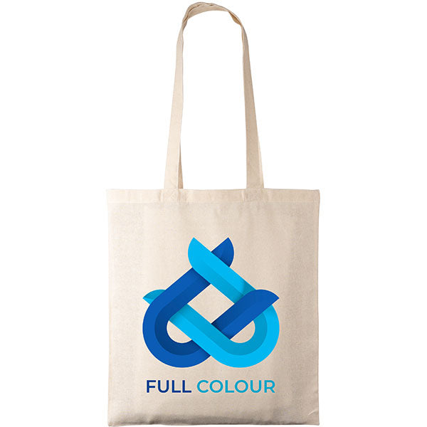 Natural 5oz Cotton Shopper Full Colour