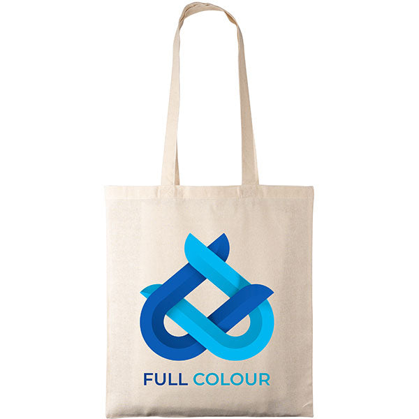 Promotional Natural 5oz Cotton Shopper - Full Colour