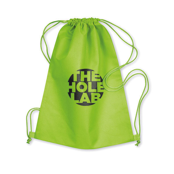 Promotional Non-Woven Coloured Drawstring Bag - Full Colour