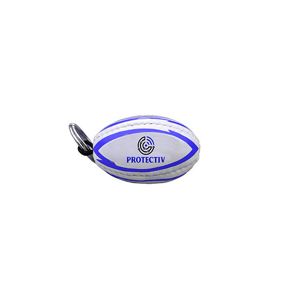 Promotional Rugby Ball Key Ring - Spot Colour