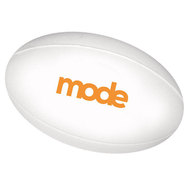 Promotional Stress Rugby Ball  - Spot Colour