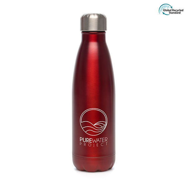 Promotional Ashford Plus Recycled Stainless Steel Drinks Bottle - Spot Colour