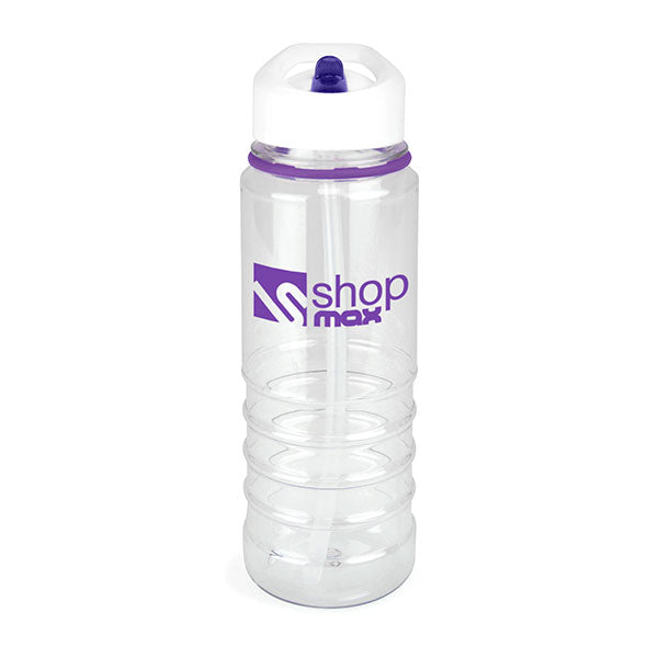 Promotional Aqueous Clear Drinks Bottle 750ml - Spot Colour