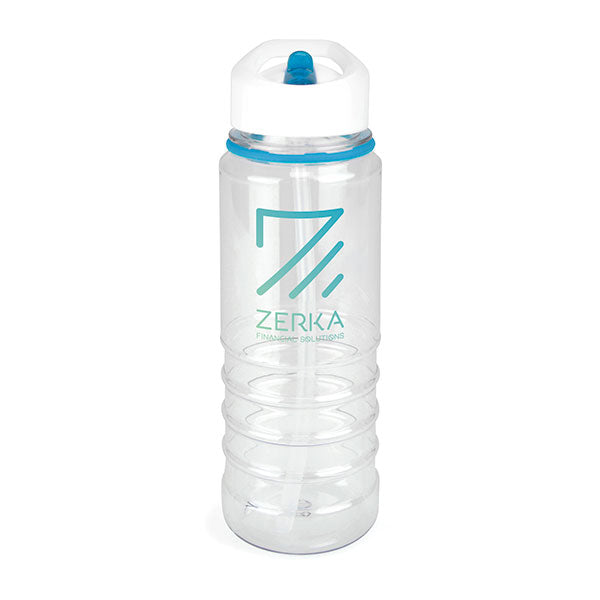 Promotional Aqueous Clear Drinks Bottle 750ml - Full Colour