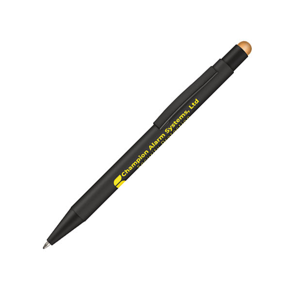 Promotional Ergo-i Noir Soft Feel Ballpen - Spot Colour