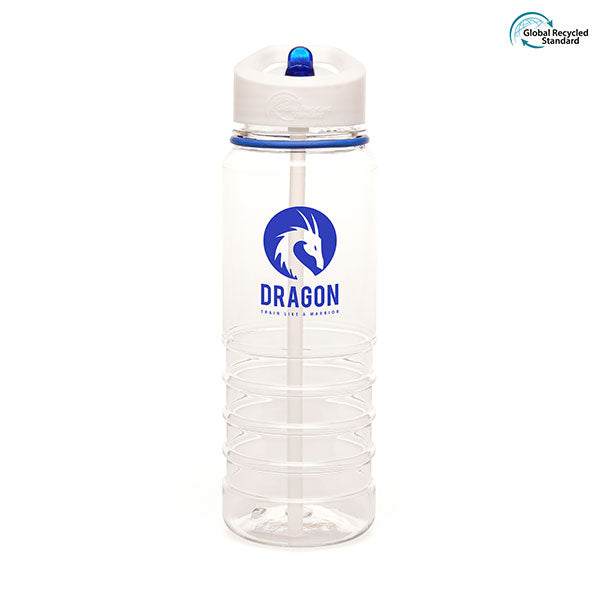 Promotional Aqueous Recycled Sports Bottle 750ml - Spot Colour