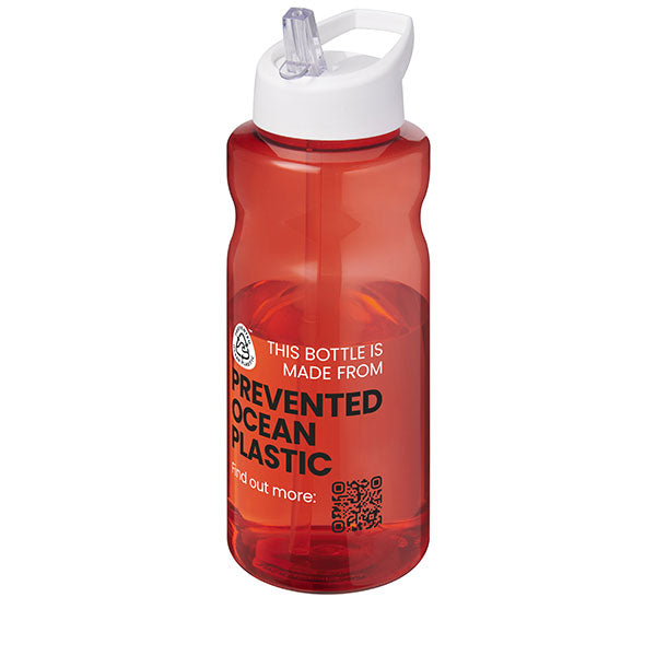 Promotional H2O Active Eco Base Spout Lid Bottle 1 Litre - Spot Colour