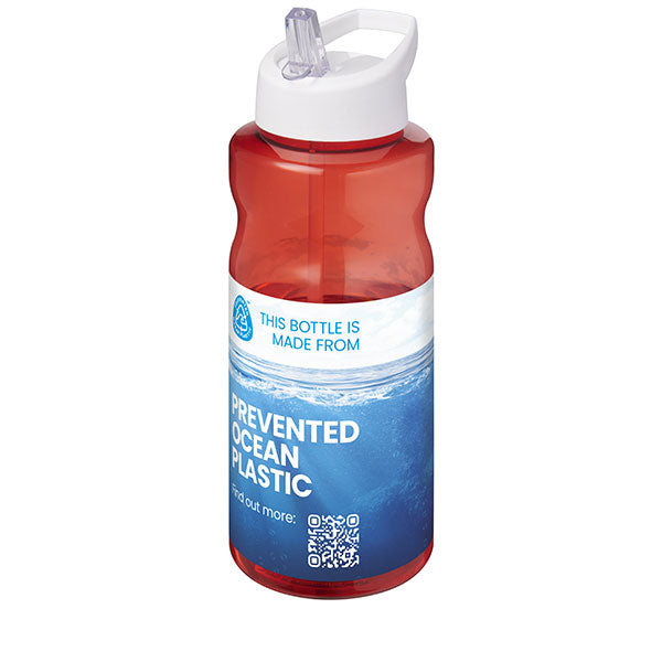 Promotional H2O Active Eco Base Spout Lid Bottle 1 Litre - Full Colour