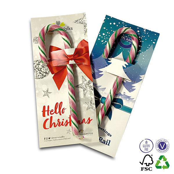 Promotional Candy Cane Cards