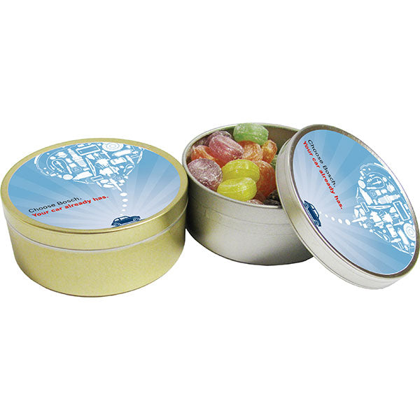 Promotional Travel Tin Of Traditional Fruit Drops