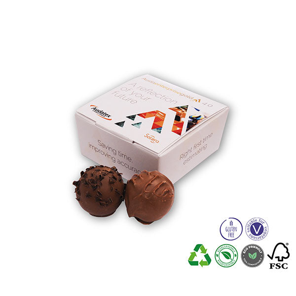 Promotional Ballotin Four Chocolate Box