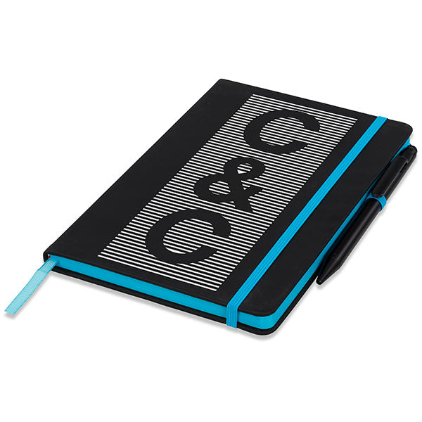 Promotional Medium Noir Edge Notebook - Spot Colour