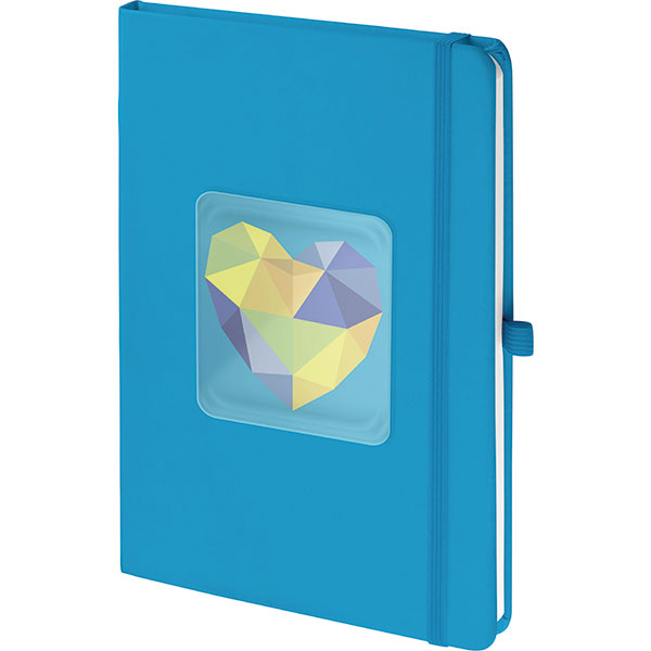 Promotional Mood Soft Feel Notebook - De-Doming