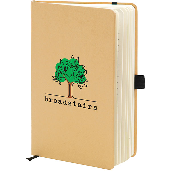 Promotional Broadstairs A5 Eco Kraft Notebook - Full Colour