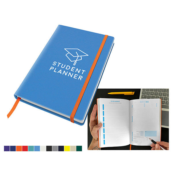 Promotional Porto Recycled A5 Student Planner - Debossed