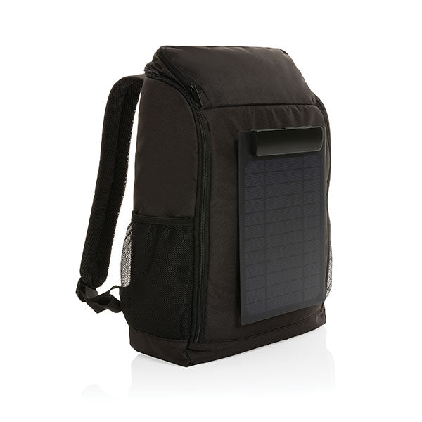 Promotional Pedro AWARE rPET Backpack with Solar Panel - Spot Colour