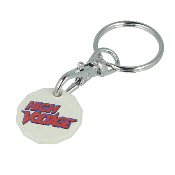 Promotional Recycled Trolley Token Key Ring