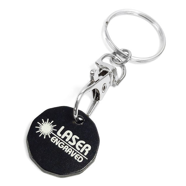 Promotional Anodised Aluminium Trolley Token Key Ring