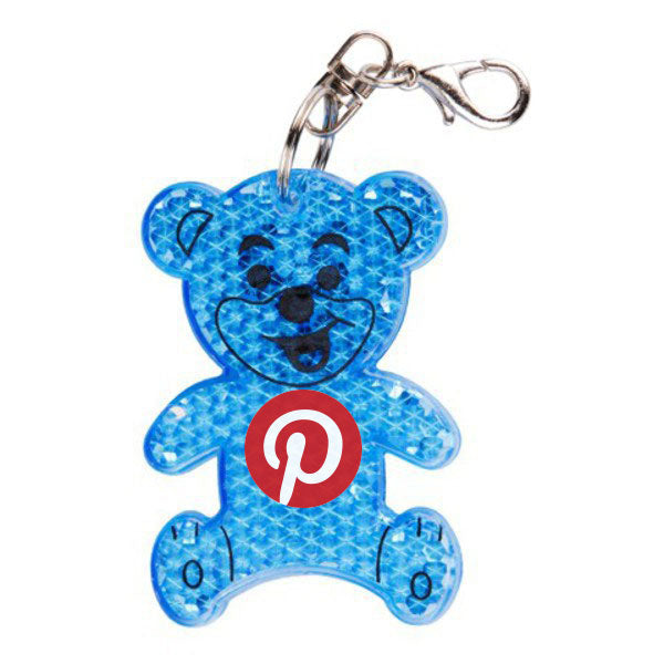 Promotional Teddy Hard Reflective Key Ring