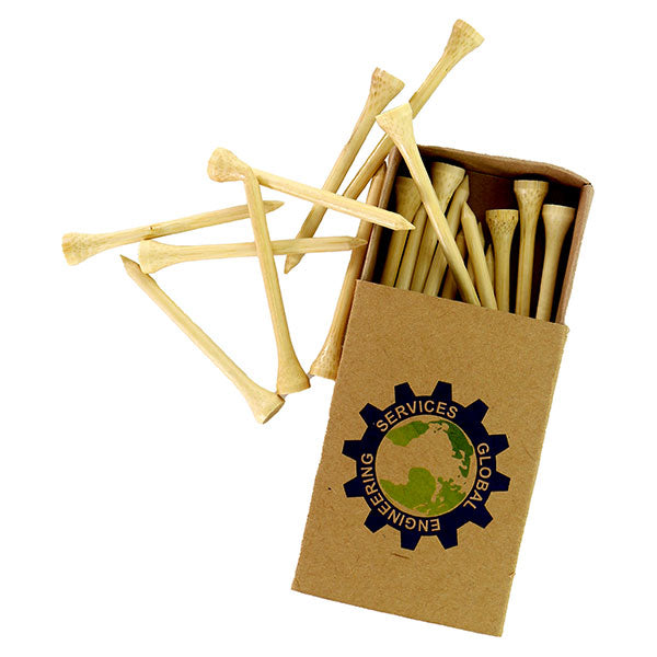 Promotional Bamboo Tees Match Box