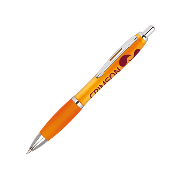 Promotional Contour Frost Ballpen - Spot Colour