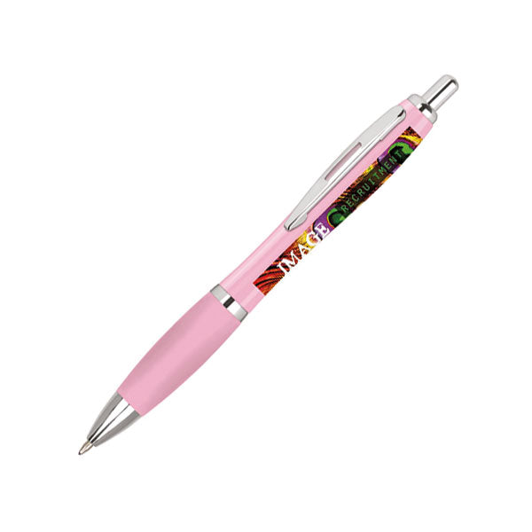 Promotional Contour Pastel Ballpen - Full Colour