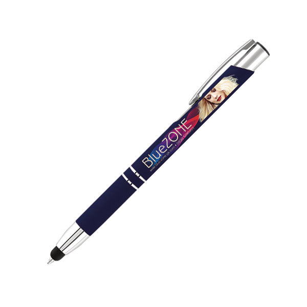 Promotional Electra Soft Feel Ballpen - Full Colour