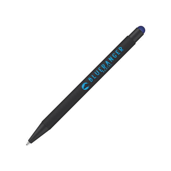 Promotional Chili Concept Par-I Noir Soft Feel Stylus Ballpen - Spot Colour