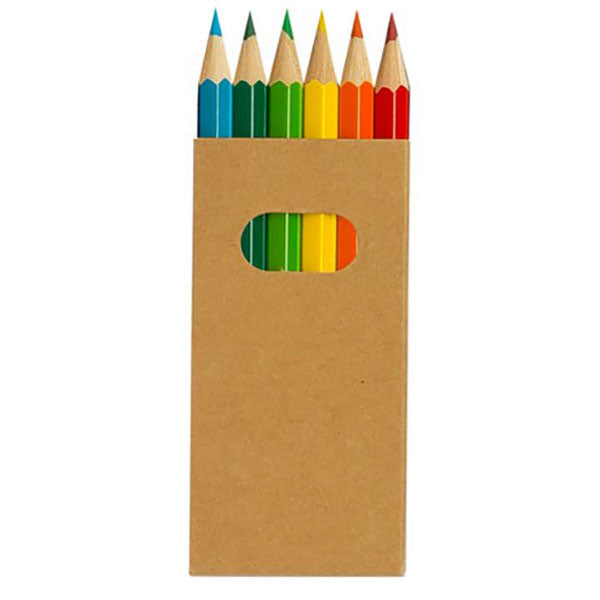 Promotional Colourworld Half Length Kids Pencil Boxset - Full Colour