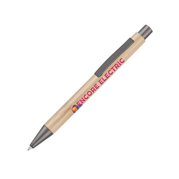 Promotional Ergo Bamboo Ballpen - Full Colour